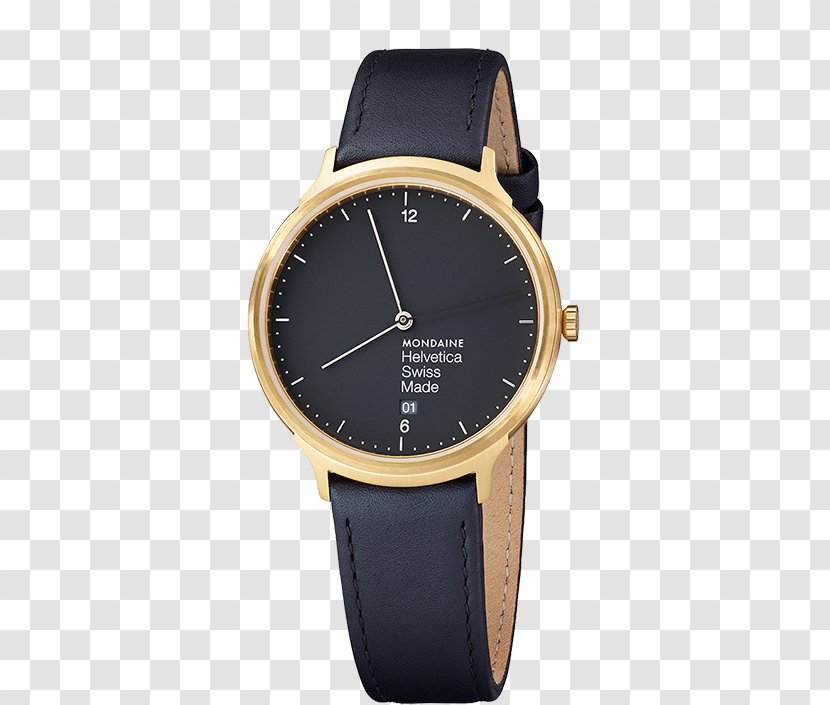 Mondaine Watch Swiss Made Helvetica Clock Transparent PNG