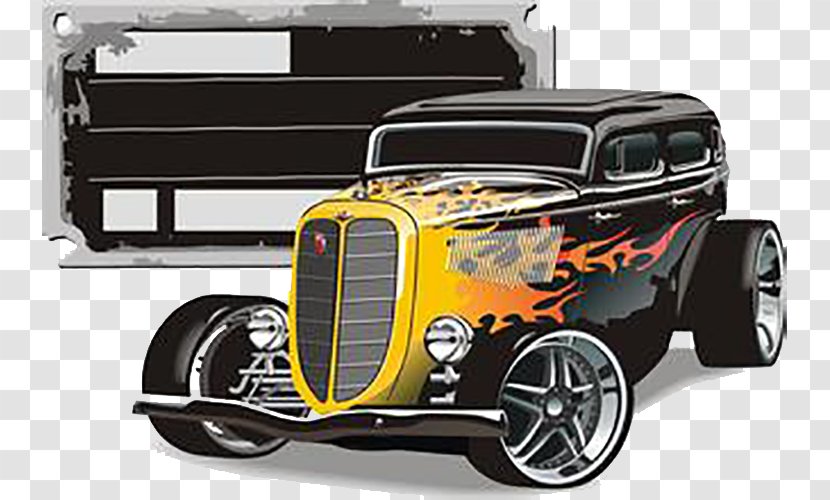 Custom Car Hot Rod Royalty-free - Sticker - Black Jeep Transparent PNG