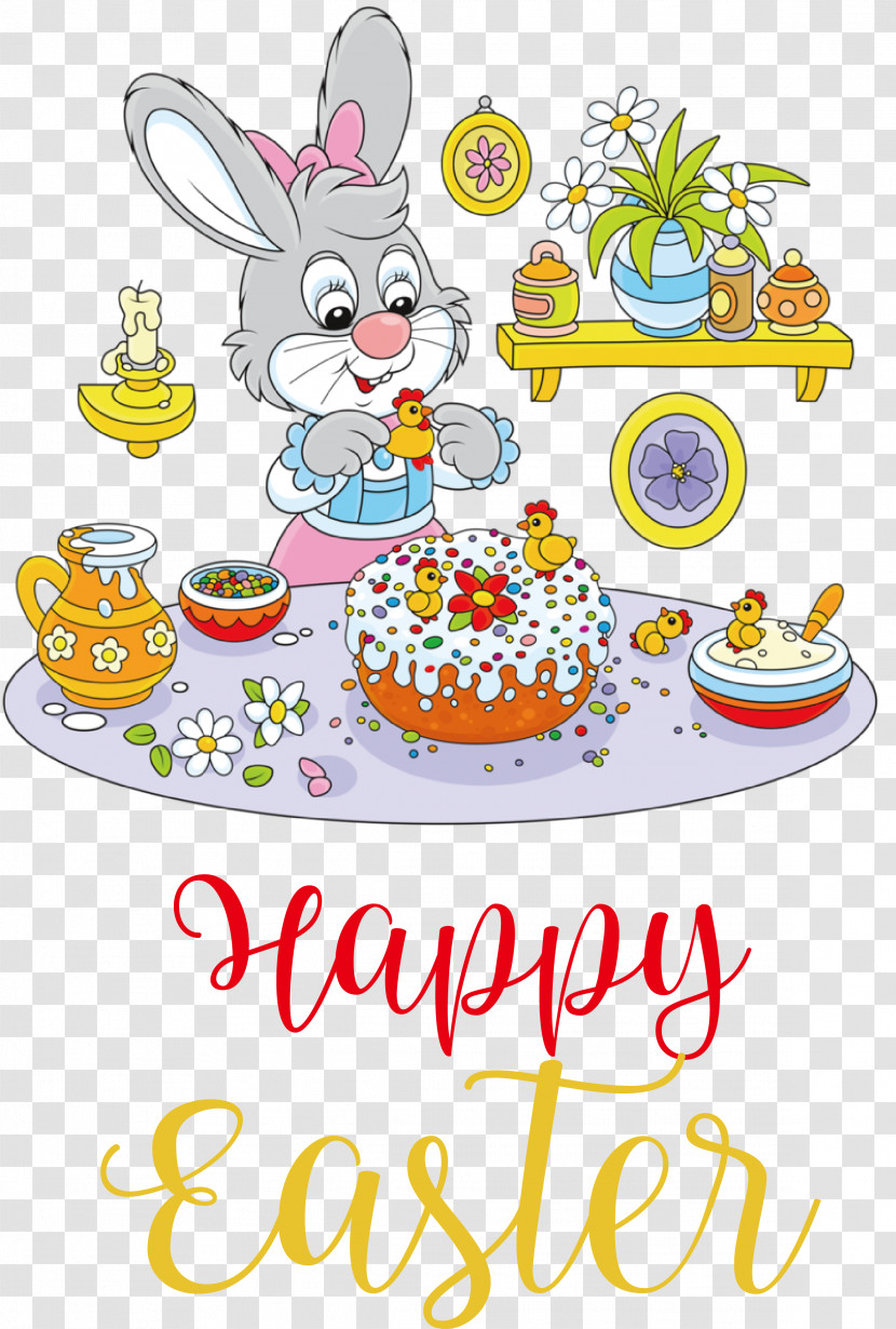 Happy Easter Day Easter Day Blessing Easter Bunny Transparent PNG