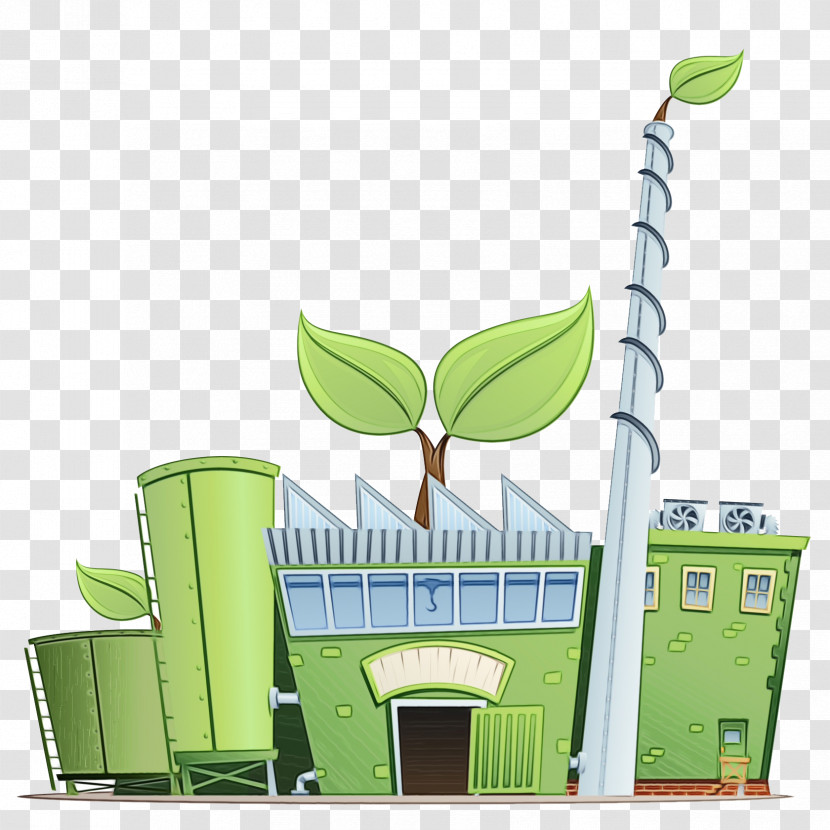 Cartoon Green Design Energy Meter Transparent PNG