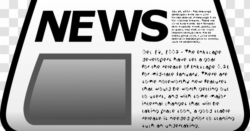 Newspaper Text - Technology Transparent PNG