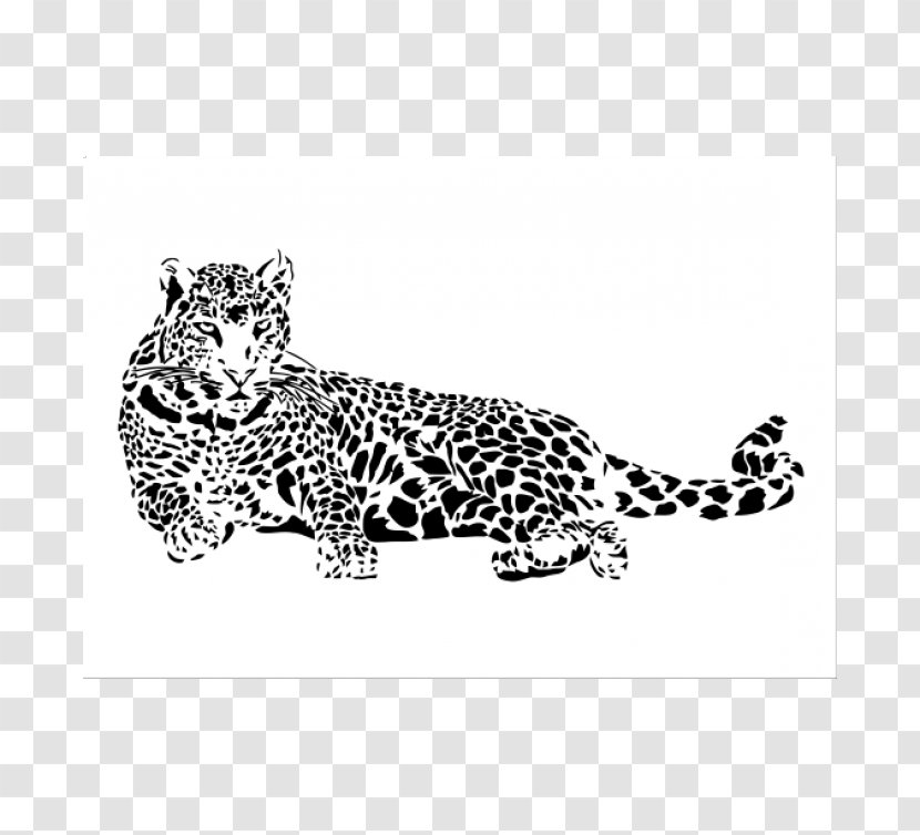 Leopard Cheetah Wall Decal Sticker Transparent PNG