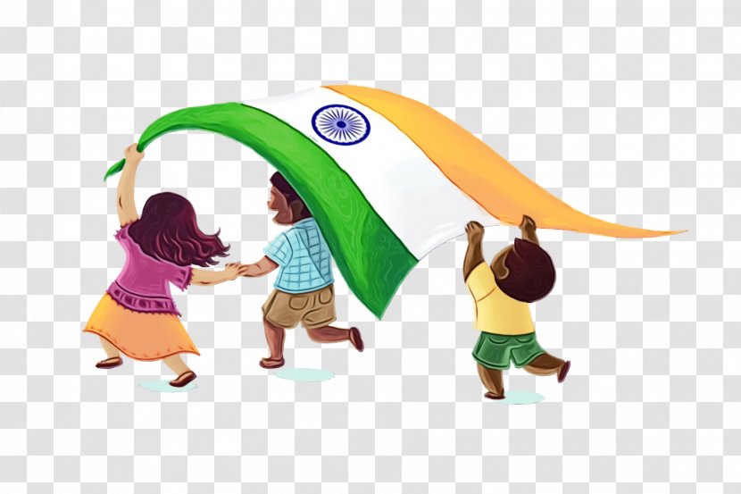 India Independence Day Flag - Republic - Playground Slide Animal Figure Transparent PNG