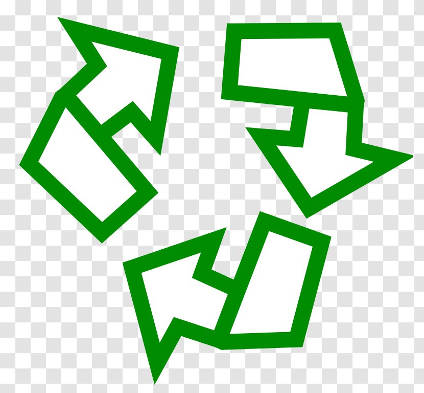 Recycling Symbol Paper Clip Art - Area - Symbols Printable Transparent PNG