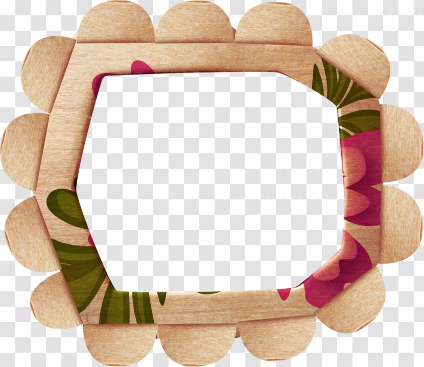 Picture Frames Clip Art - Wood - Girly Border Transparent PNG