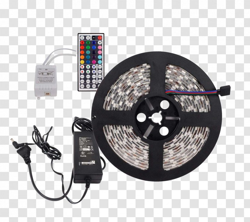 LED Strip Light Light-emitting Diode RGB Color Model Remote Controls - Lamp With Controller Transparent PNG