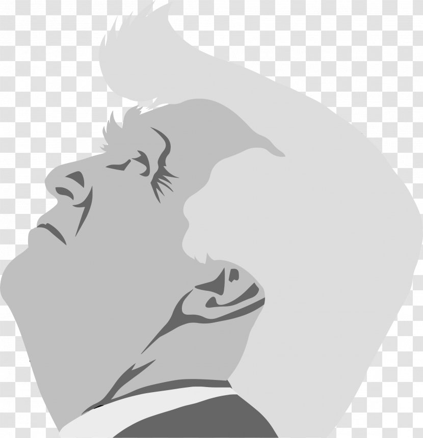Independent Politician Initial Coin Offering Grayscale President Of The United States - Fictional Character - Profile Transparent PNG