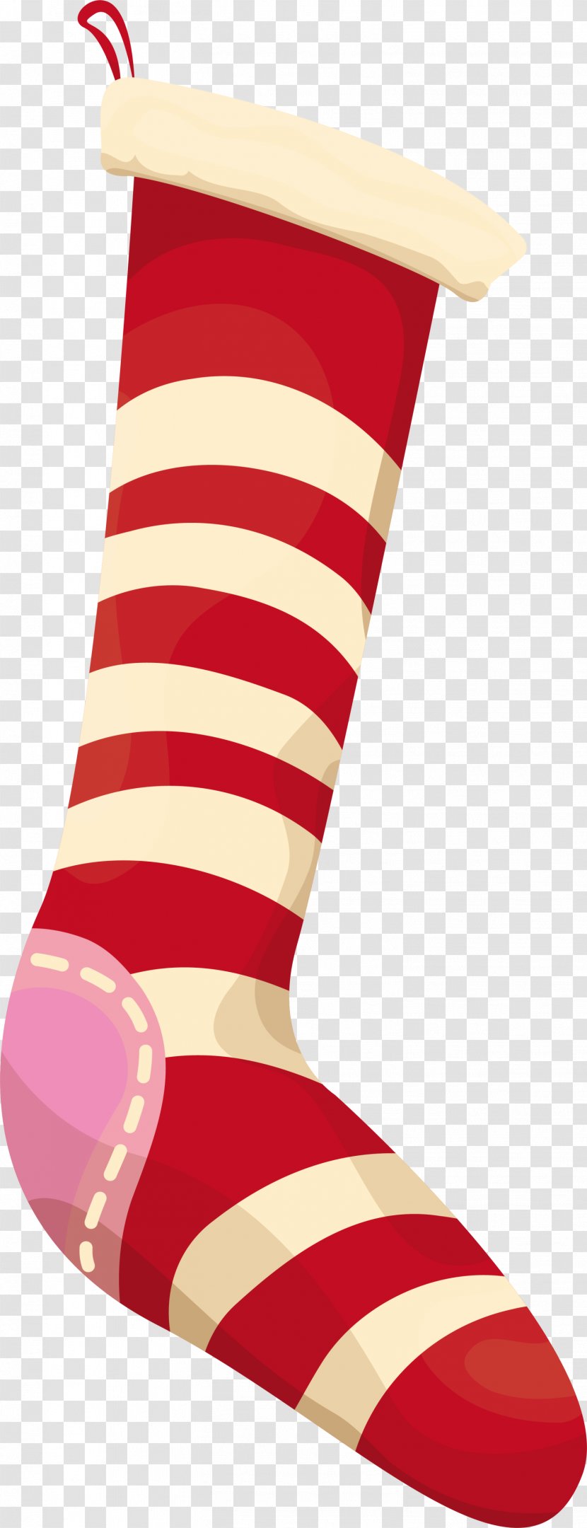 Christmas Stocking Sock Photography - Joint - Red Socks Transparent PNG