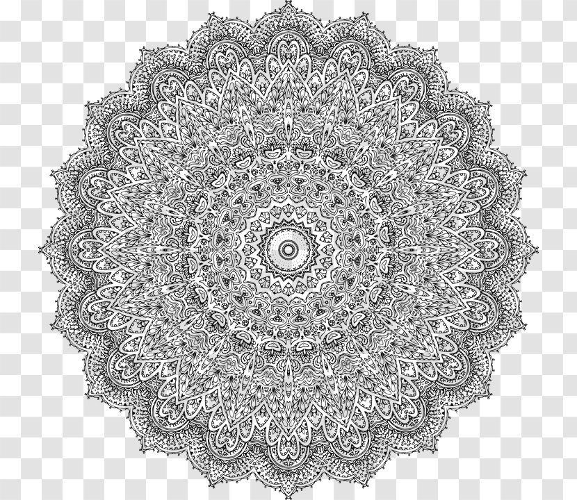 Mandala Coloring Book - Adult - Color Transparent PNG