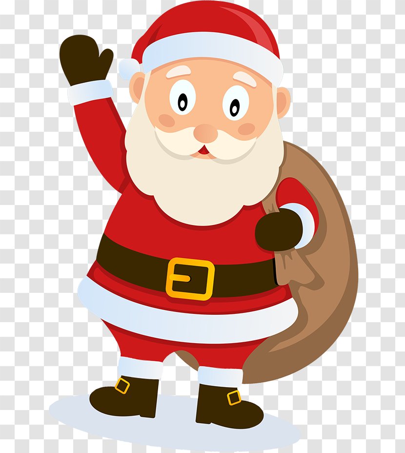 Santa Claus Father Christmas Letter Clip Art - Finger Transparent PNG