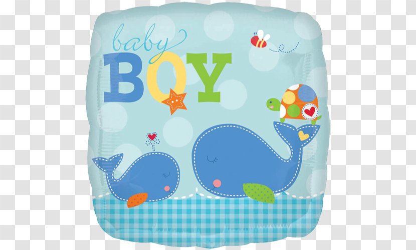Baby Shower Mylar Balloon Boy Hoax Party - Gas - Ahoy Transparent PNG