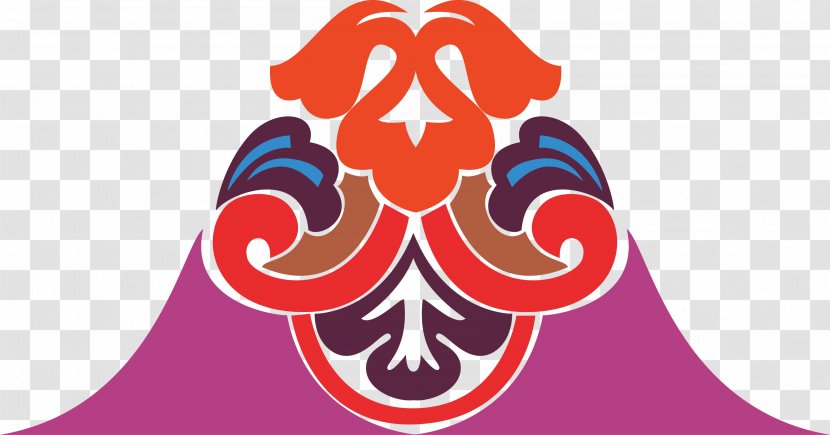 National Symbols Of India Pattern Illustration - Sacred Lotus - Alpana Border Transparent PNG