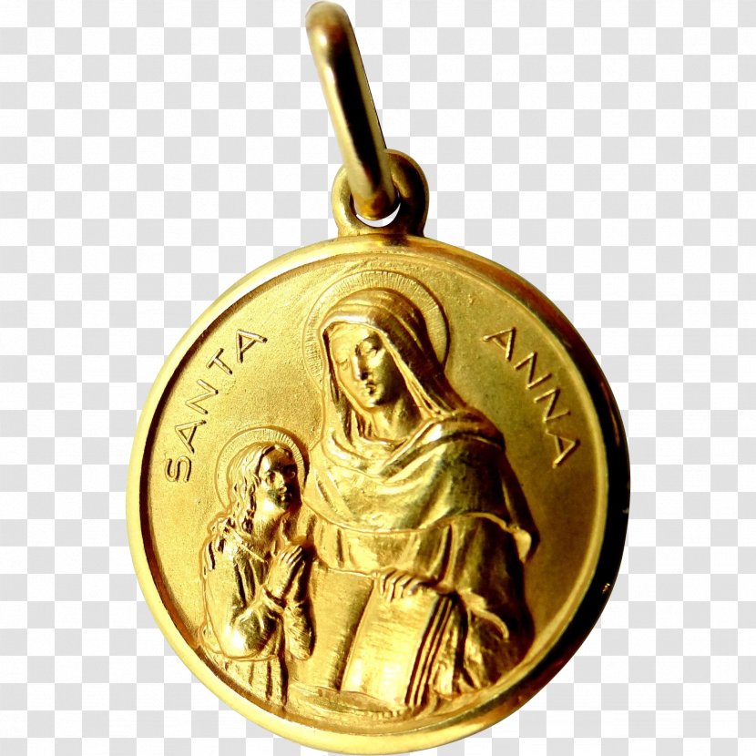 Gold Medal Pendant Locket - Religion Transparent PNG