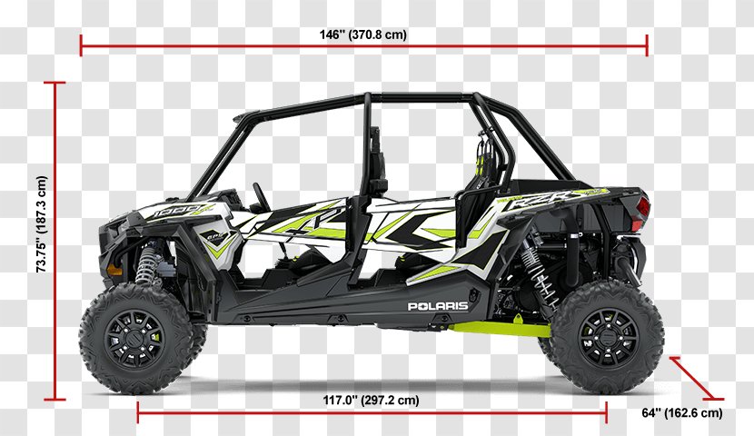 Polaris RZR Industries Side By Motorcycle Off-road Vehicle - Bumper Transparent PNG