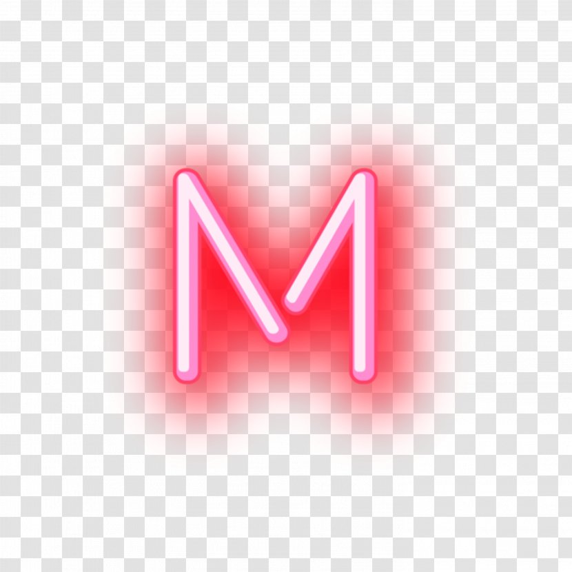 Letter Image Clip Art - Word - Neon Cocktail Transparent PNG