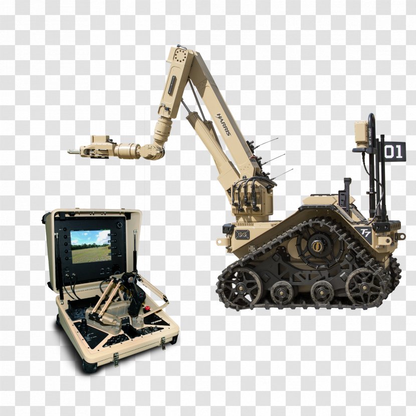 Ministry Of Defence Bomb Disposal DSEI Robot Military - Hardware Transparent PNG