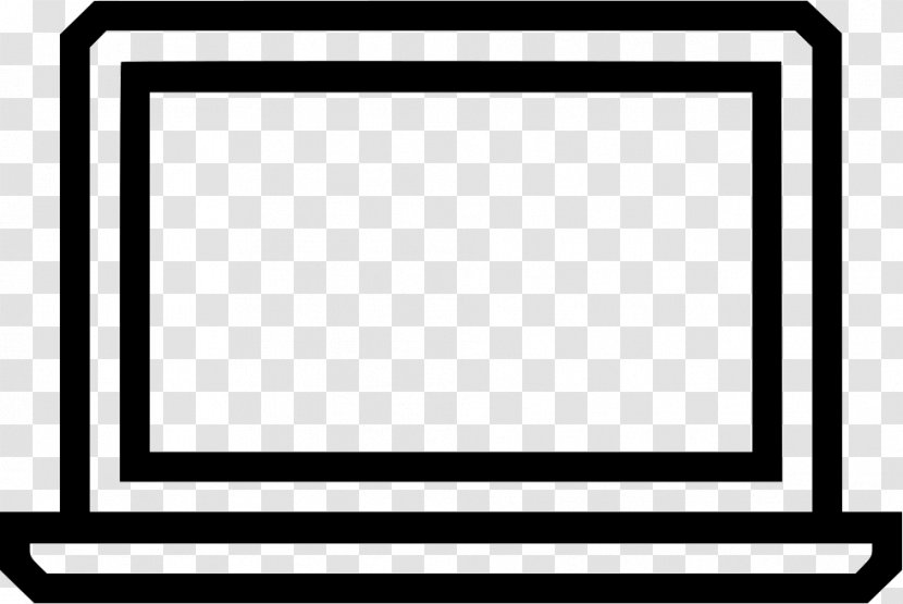 Laptop Prezi - Black And White Transparent PNG