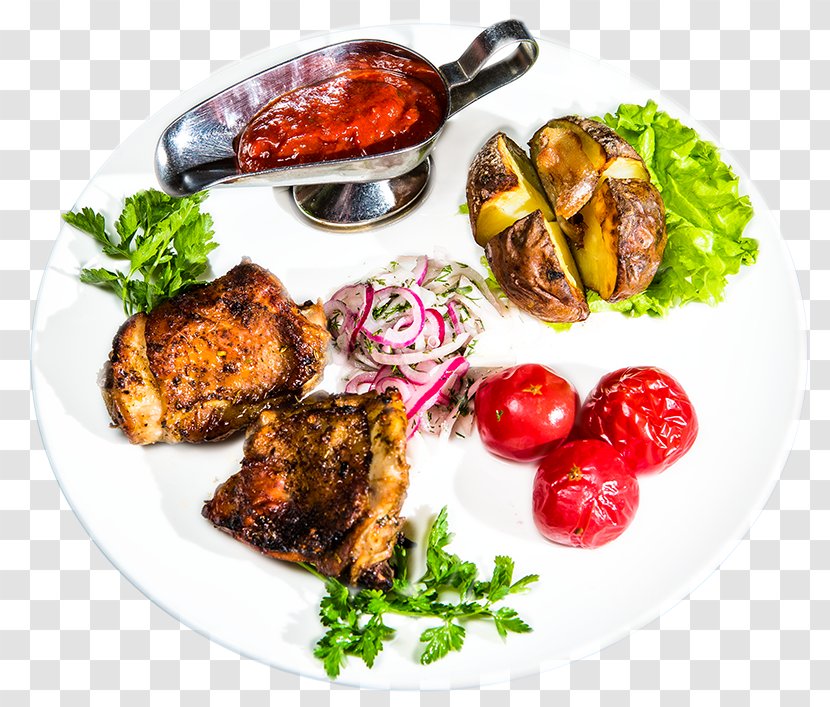 Caucasian Cuisine Meat Chop Recipe Garnish Food - Fried - Vegetable Transparent PNG