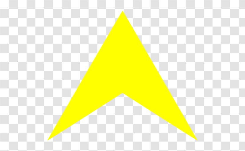 Triangle Font - Yellow Transparent PNG