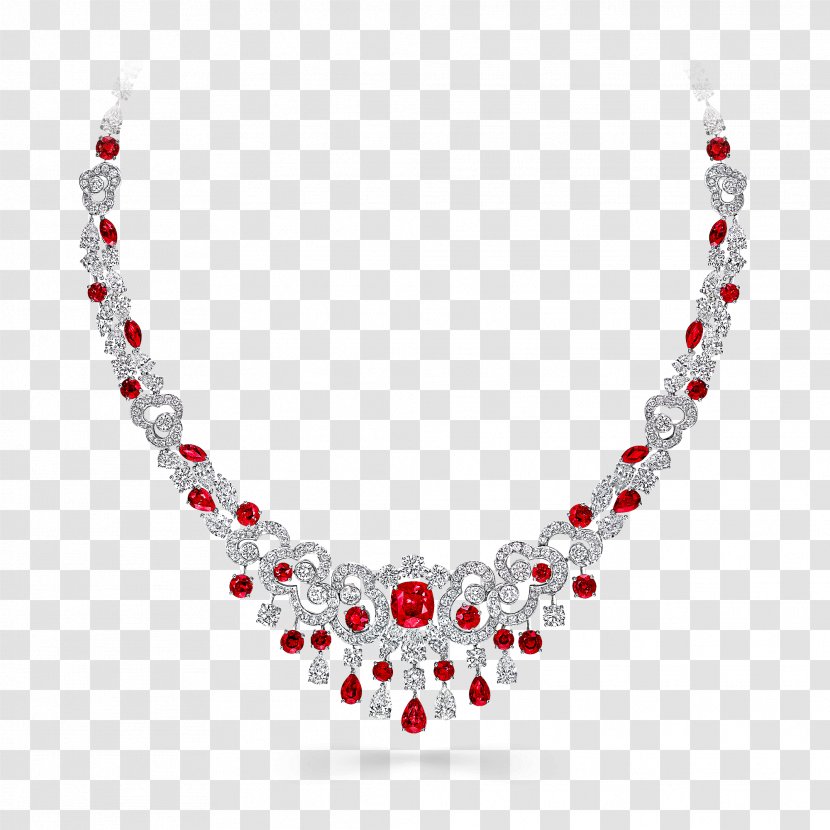 Earring Graff Diamonds Jewellery Necklace - Scattered Beads Transparent PNG