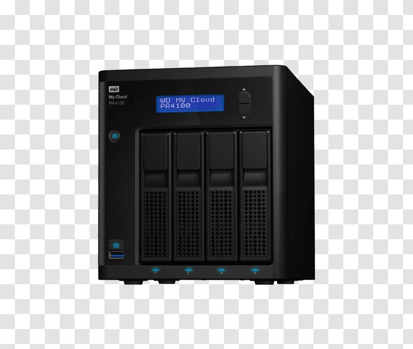 Disk Array WD My Cloud EX4100 Computer Servers Network Storage Systems Data - Server - Personal Transparent PNG