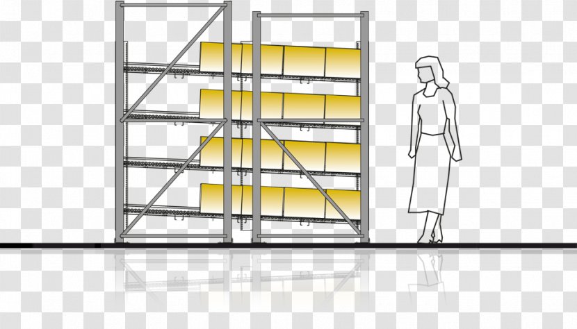 Shelf Scaffolding Diagram - Rectangle - Design Transparent PNG