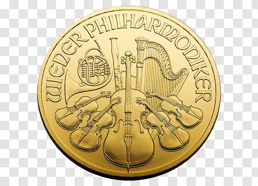 Austrian Silver Vienna Philharmonic Gold As An Investment Bullion Coin Transparent PNG