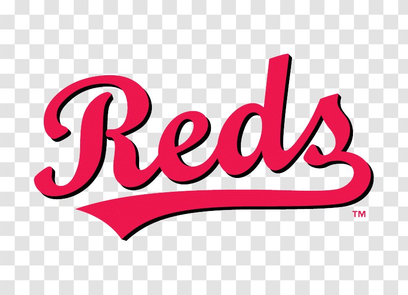 Logos And Uniforms Of The Cincinnati Reds Baseball - Wordmark Transparent PNG