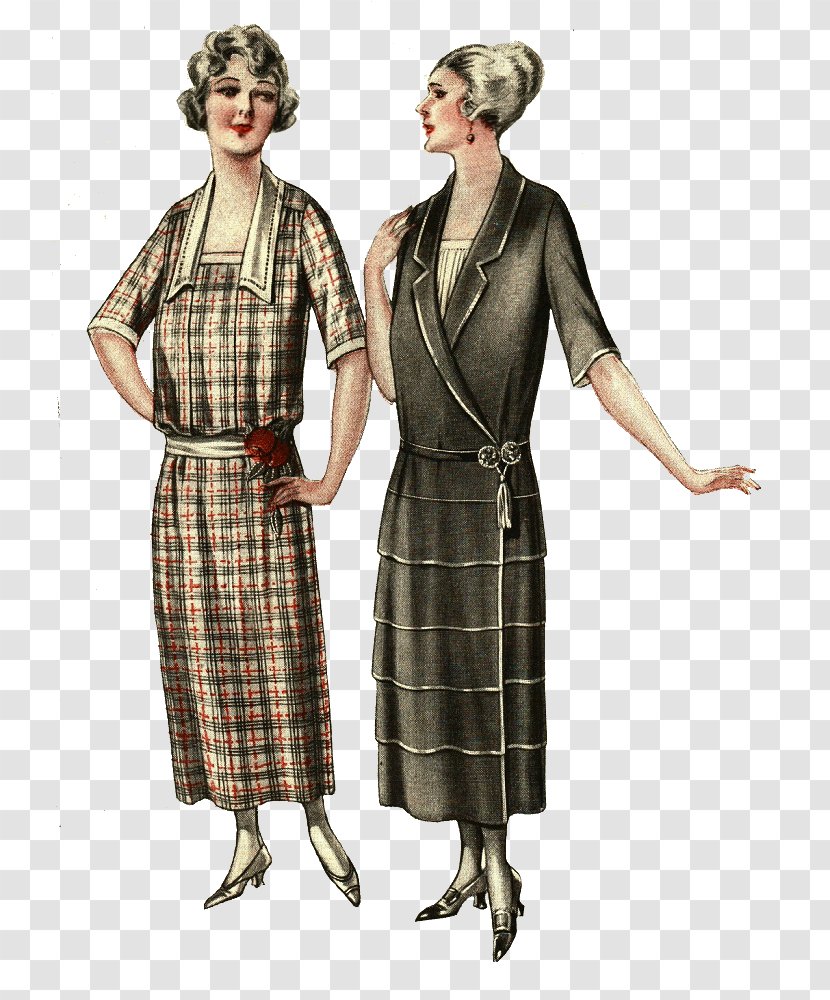 Tartan Costume Dress Pattern - Clothing - Neck Transparent PNG
