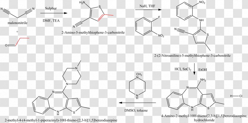 Olanzapine Pharmaceutical Drug Quetiapine Clozapine Thienobenzodiazepine - Dose - Psychosis Transparent PNG