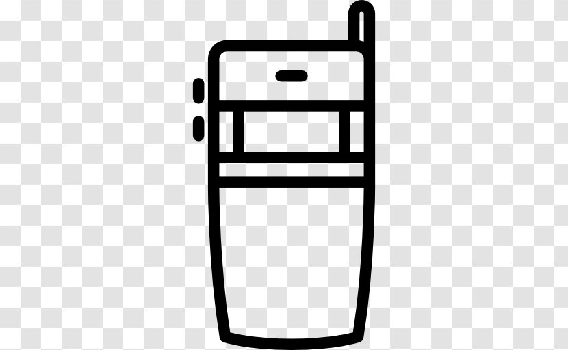 Iphone - Black And White - Telephony Transparent PNG
