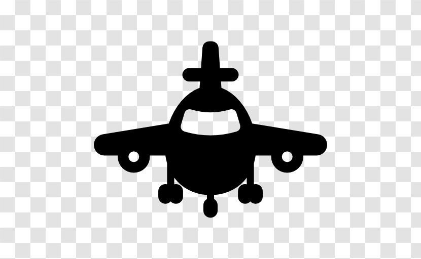 Flight Airplane Infographic - Black And White - Aircraft Icon Transparent PNG