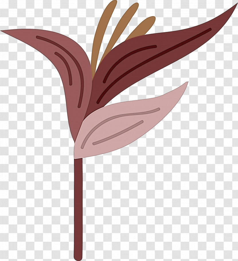 Plant Stem Drawing Cartoon Leaf Silhouette Transparent PNG