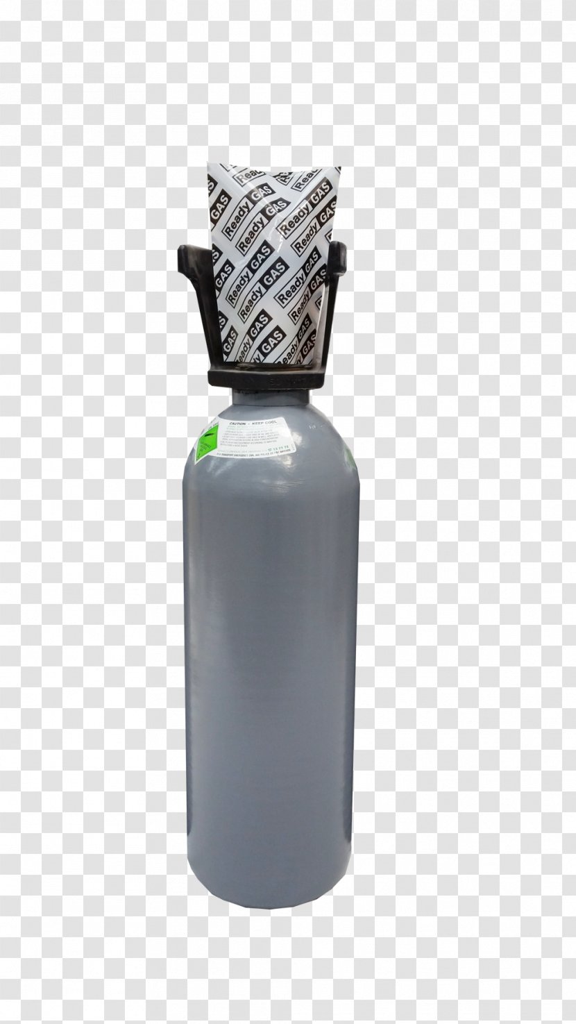 Ready Gas Water Bottles Cylinder - Bottle - Glass Transparent PNG