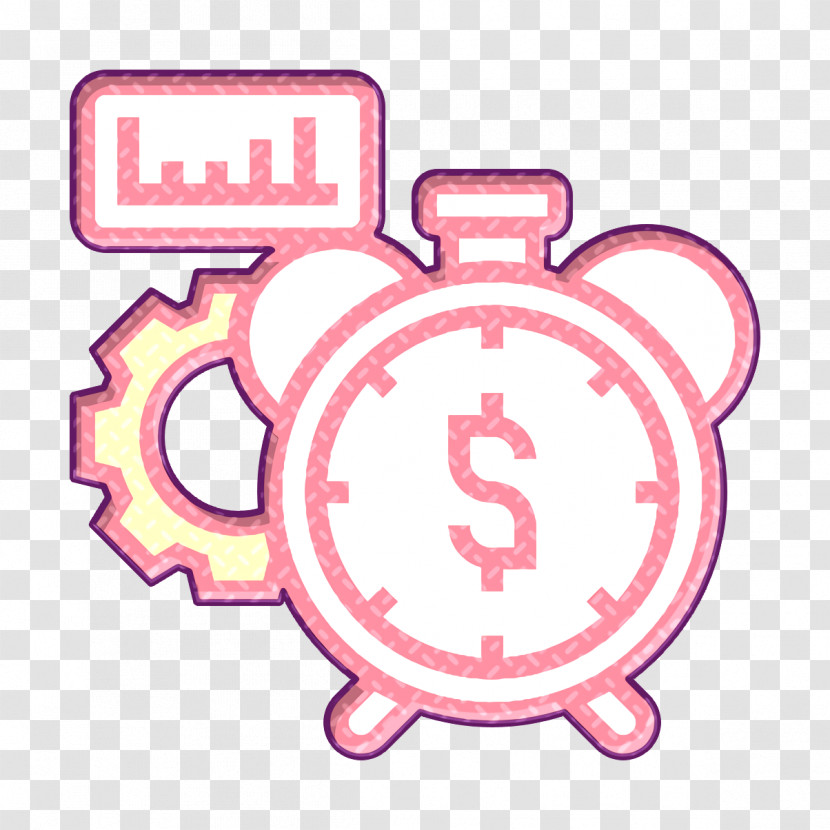 Time Icon Performance Icon Business Strategy Icon Transparent PNG