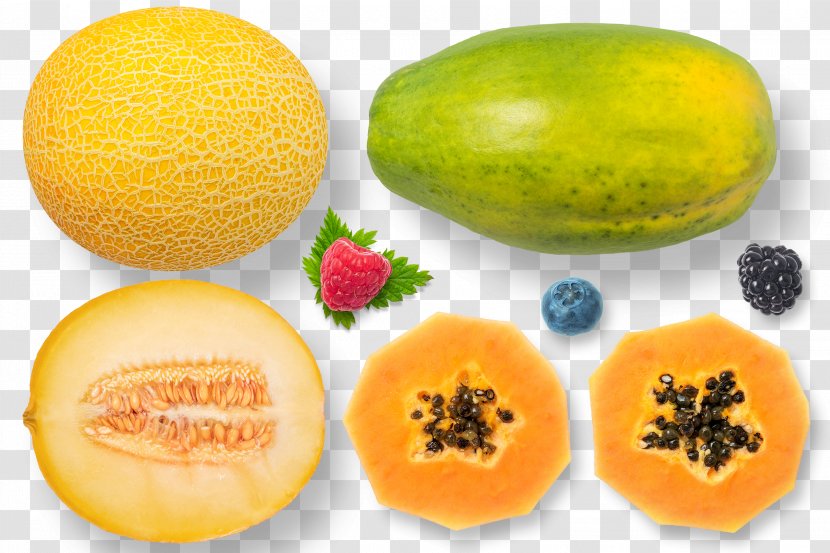 Hami Melon Cantaloupe Vegetarian Cuisine Papaya - And Transparent PNG