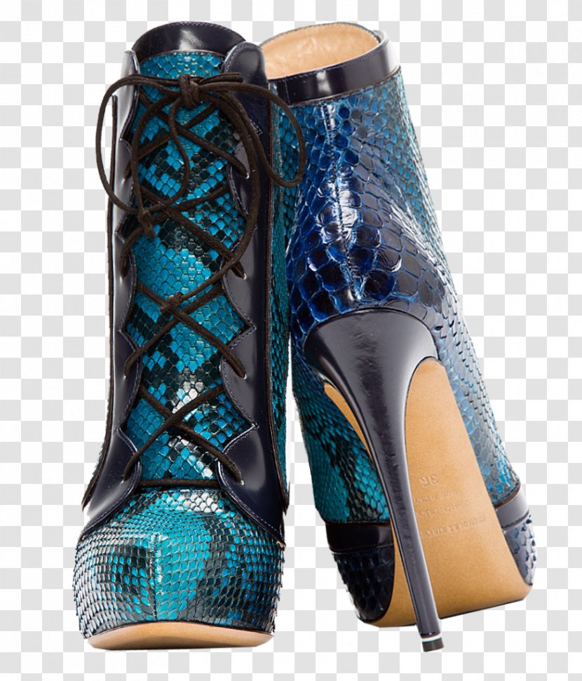 Boot Teal Footwear Shoe Botina - Electric Blue - Boots Transparent PNG