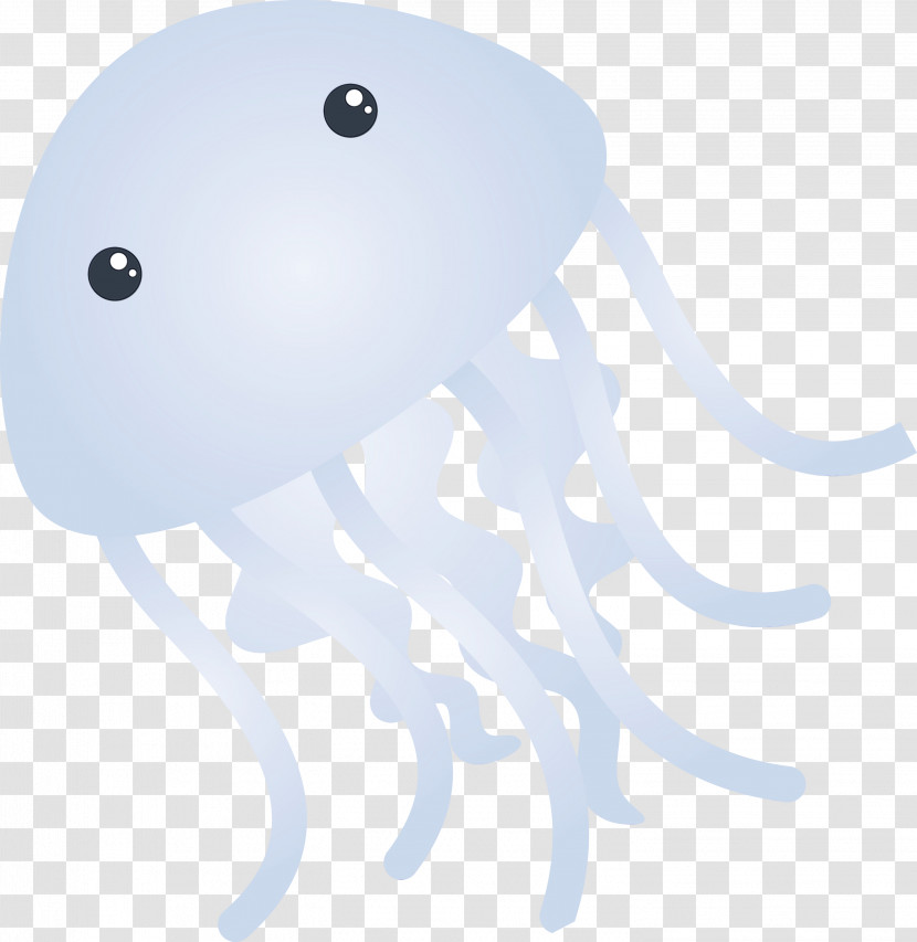 Octopus White Jellyfish Cnidaria Giant Pacific Octopus Transparent PNG