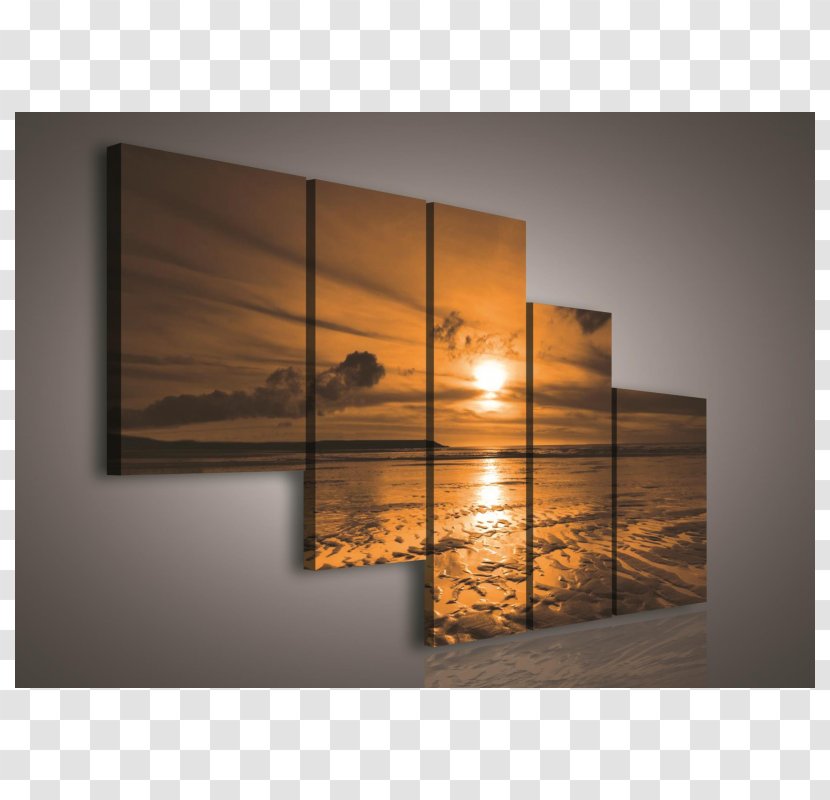 Painting Canvas Sea Fototapeta - Rectangle Transparent PNG