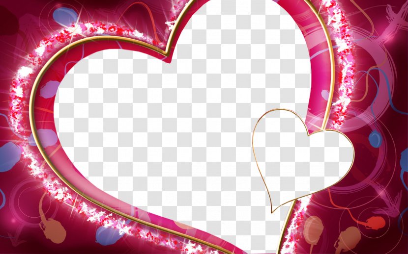 Picture Frames Heart Love Romance - Tree - Get Pictures Transparent PNG