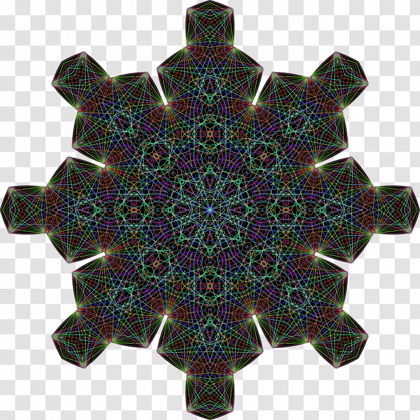 Symmetry Pattern - Wheel Of Dharma Transparent PNG