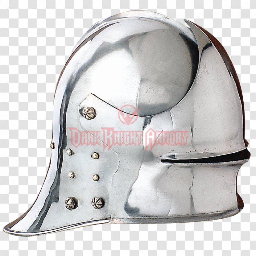 Motorcycle Helmets Sallet Great Helm Barbute Components Of Medieval Armour - Armet Transparent PNG