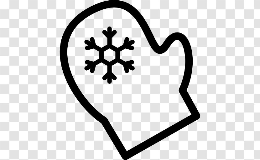 Snowflake - Black And White - Snow Transparent PNG