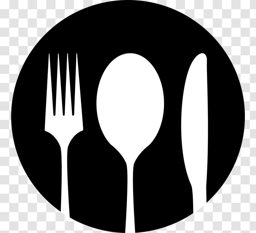 Knife Fork Spoon Plate Clip Art - Pic Transparent PNG