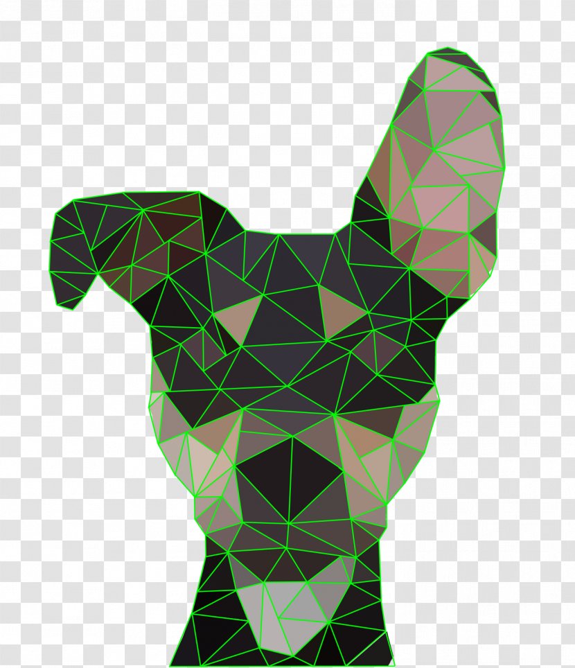 Labrador Retriever Low Poly Vizsla Polygon Triangulation - Green Transparent PNG