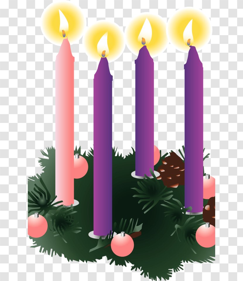 Clip Art Advent Wreath Sunday Candle First Transparent PNG