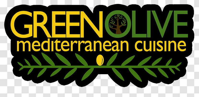 Green Olive Mediterranean Cuisine Food Restaurant Menu - Label Transparent PNG