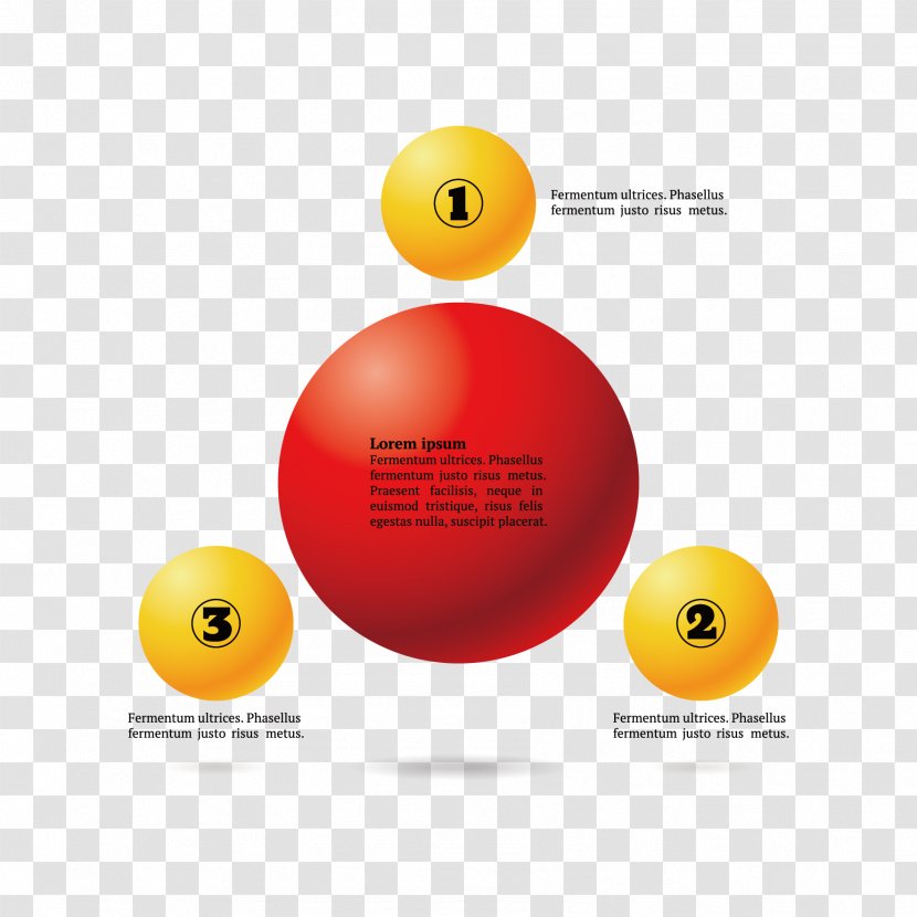 Infographic - Ball - Vector Color Information Map Transparent PNG