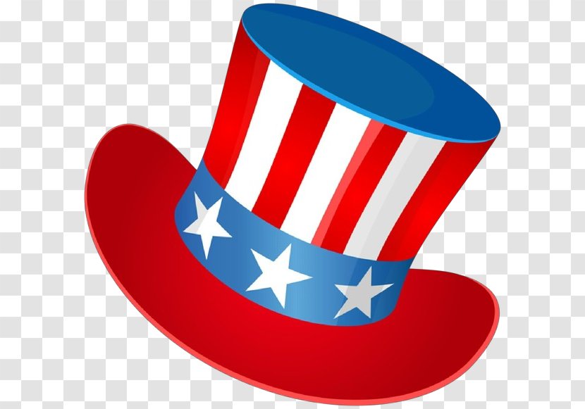 Clip Art Costume Hat Accessory Flag Of The United States - Electric Blue Transparent PNG