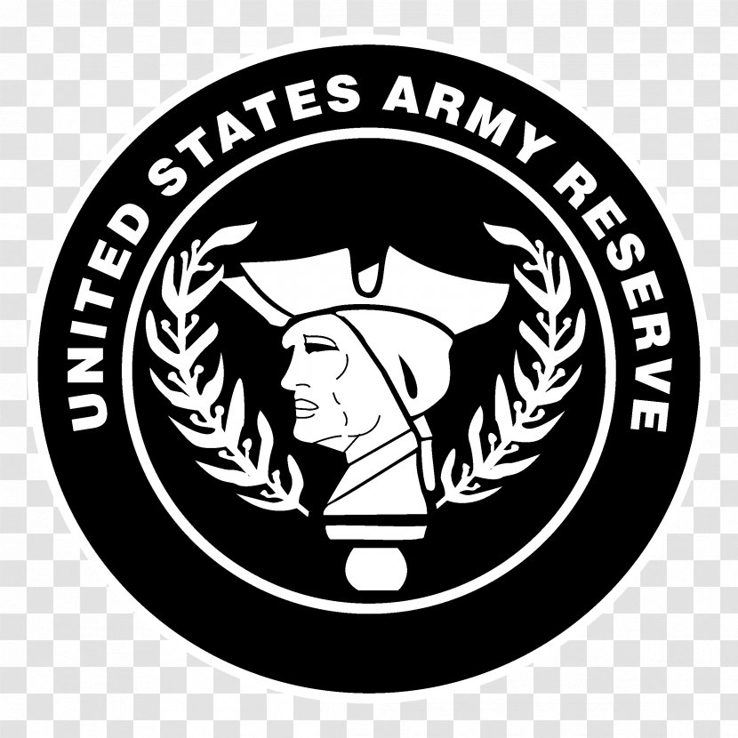 United States Of America Army Reserve Military Force National Guard The - Black And White Transparent PNG
